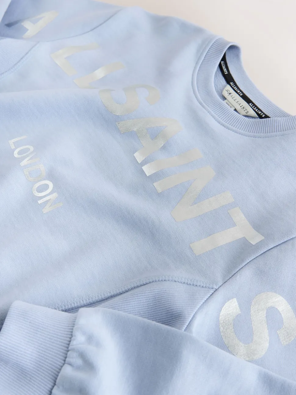 smALLSAINTS Blue Biggy Sweatshirt and Sweat Shorts Set
