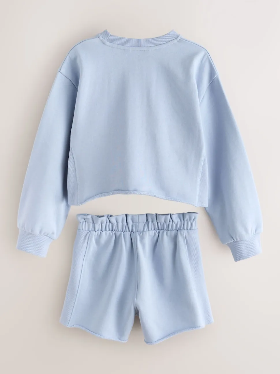 smALLSAINTS Blue Biggy Sweatshirt and Sweat Shorts Set