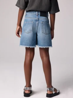 smALLSAINTS Blue Denim Girls High Waisted Emmy Denim Shorts