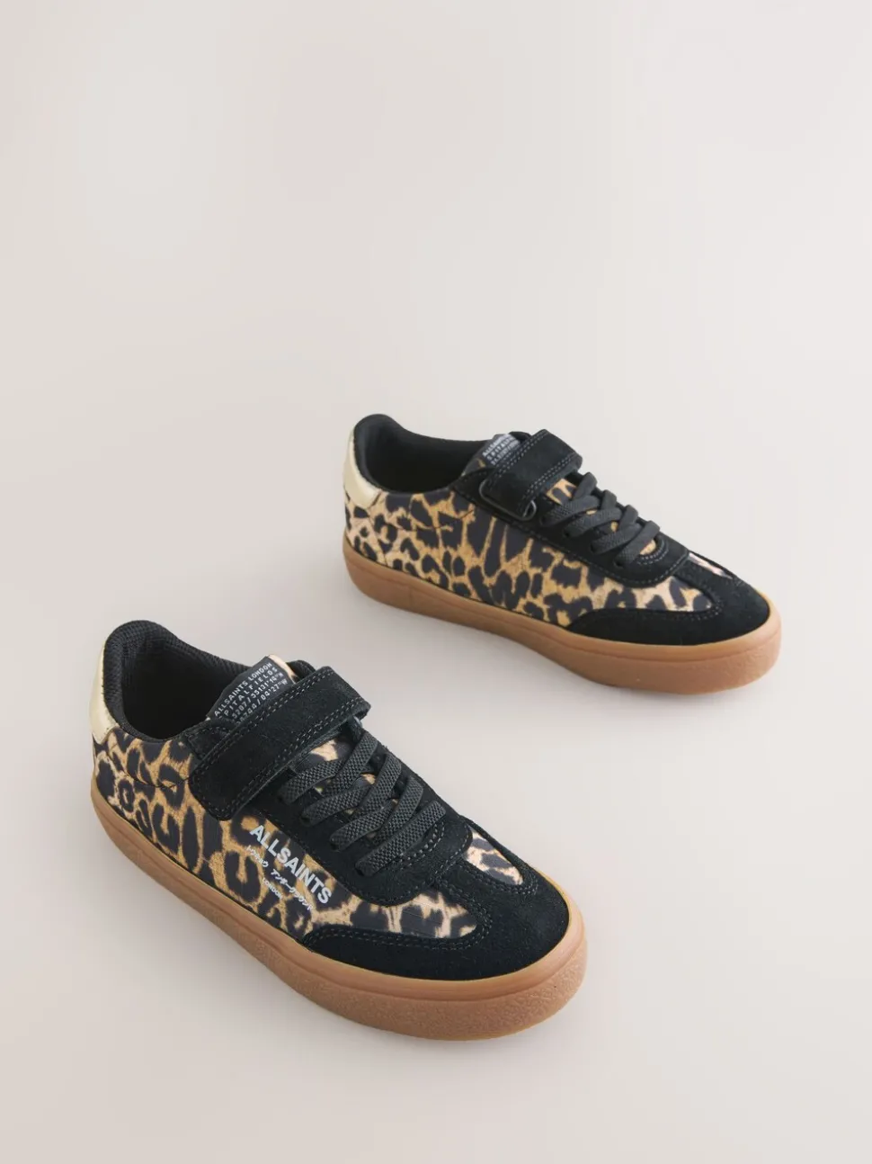 smALLSAINTS Brown Ripstop Gum Sole Trainers