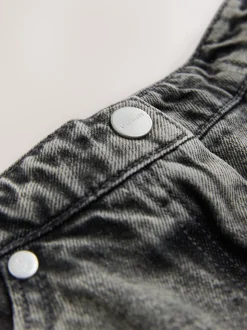 smALLSAINTS Charcoal Grey Godet Denim Skirt