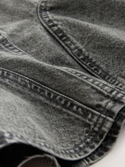 smALLSAINTS Charcoal Grey Godet Denim Skirt