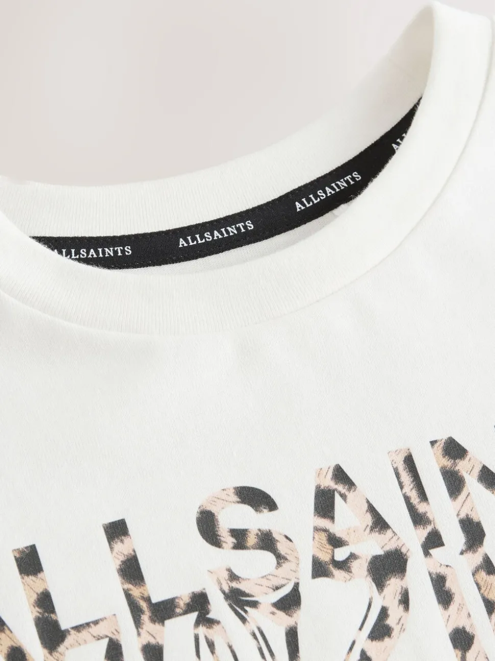 smALLSAINTS Cream Inksaints Oversized Crew T-Shirt