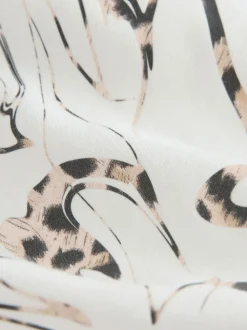 smALLSAINTS Cream Inksaints Oversized Crew T-Shirt