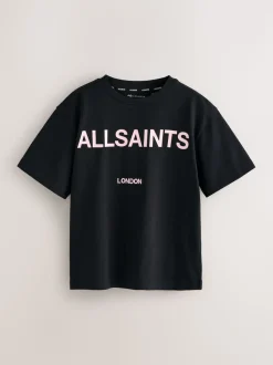 smALLSAINTS Leopard/Black Oversized Girls Logo T-Shirts 3 Pack