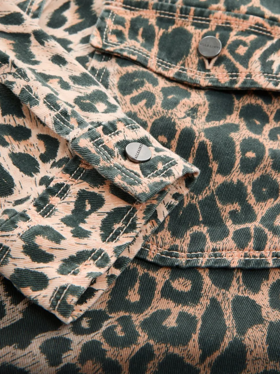 smALLSAINTS Leopard Lily Oversized Shacket