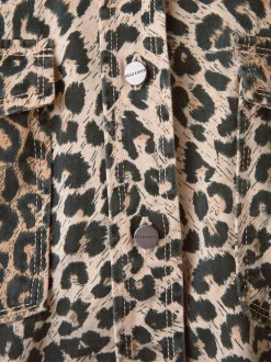 smALLSAINTS Leopard Lily Oversized Shacket