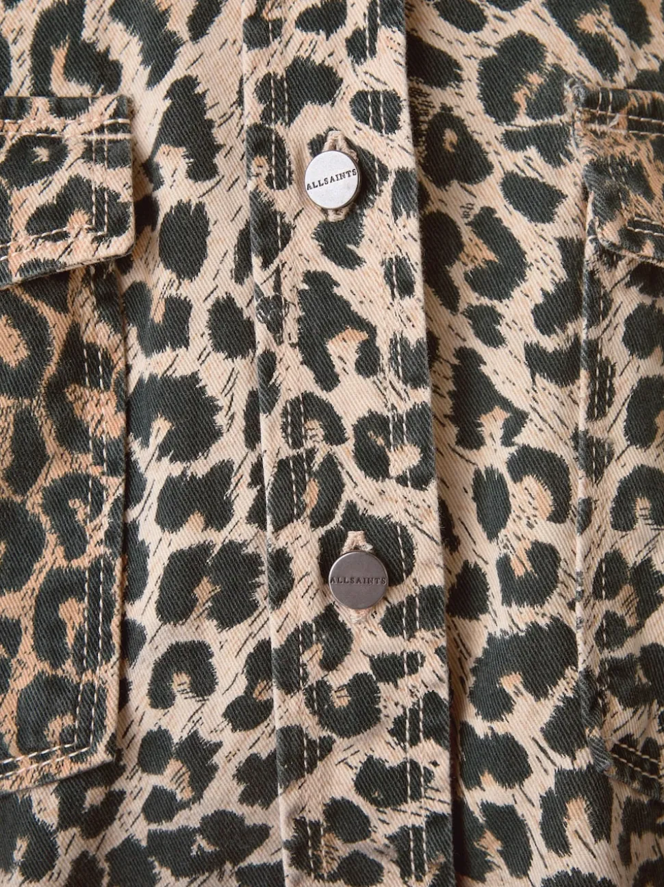 smALLSAINTS Leopard Lily Oversized Shacket