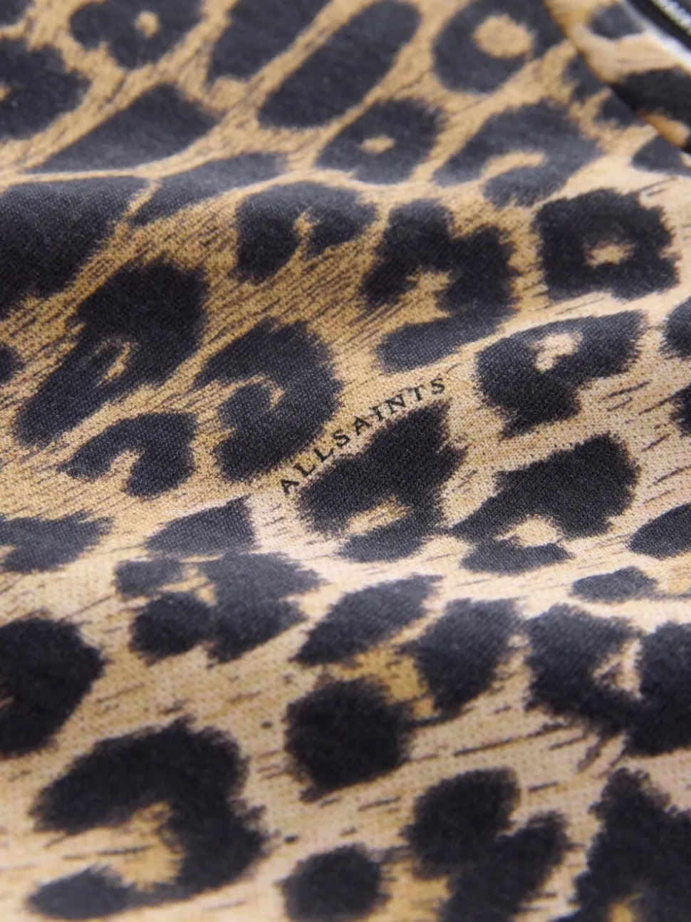 smALLSAINTS Leopard Oversized Girls Crew 100% Cotton T-Shirt