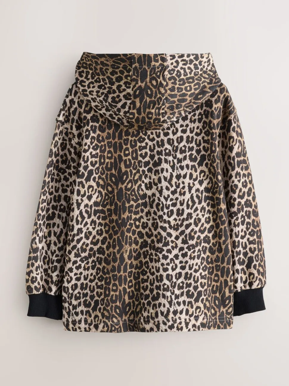 smALLSAINTS Leopard Oversized Pullover Hoodie