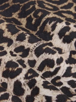 smALLSAINTS Leopard Oversized Pullover Hoodie