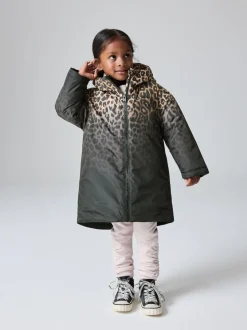 smALLSAINTS Leopard Print Younger Girls Coat