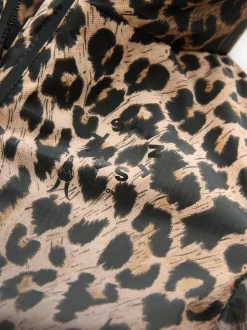 smALLSAINTS Leopard Print Younger Girls Coat