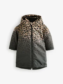 smALLSAINTS Leopard Print Younger Girls Coat