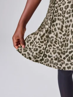 smALLSAINTS Leopard Puffed Sleeve Dress