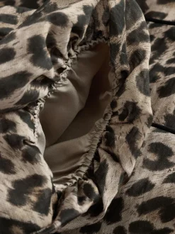 smALLSAINTS Leopard Puffed Sleeve Dress