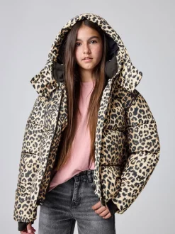 smALLSAINTS Leopard Underground Padded Coat