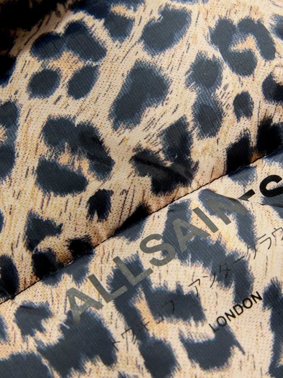smALLSAINTS Leopard Underground Padded Coat