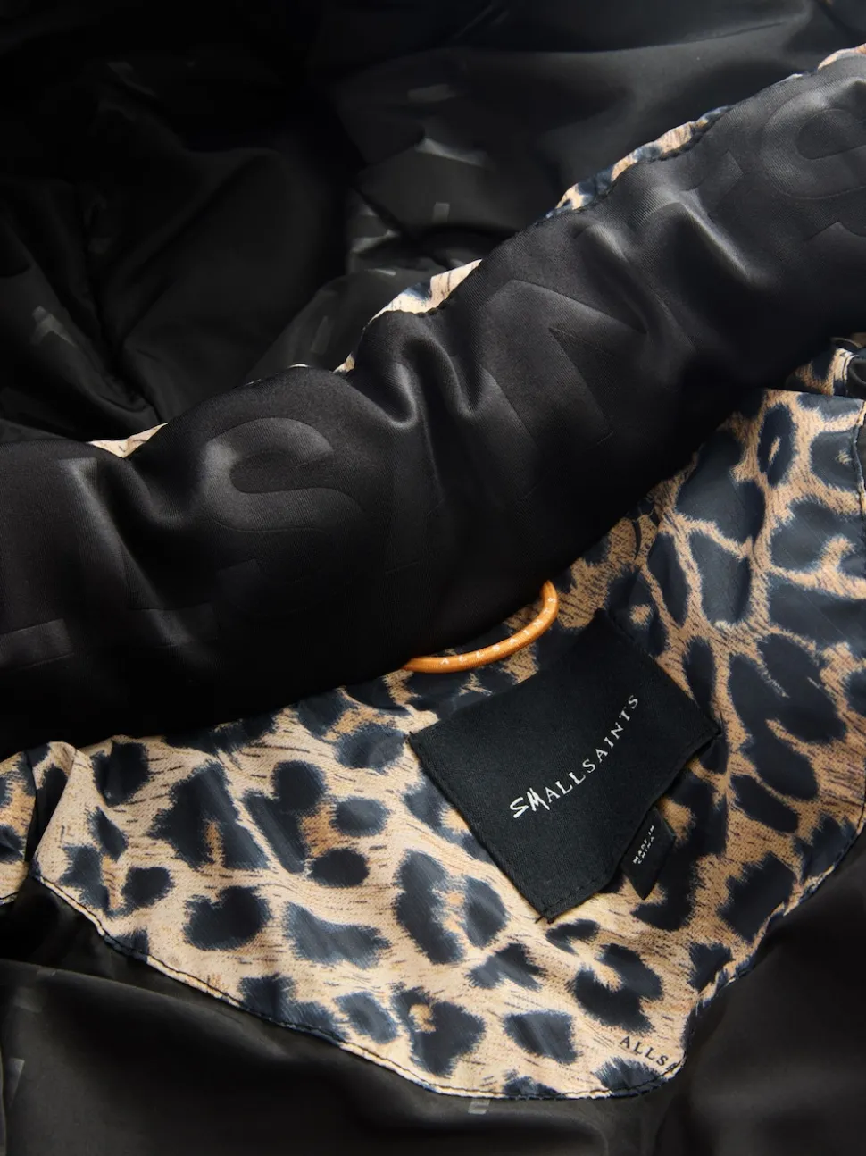 smALLSAINTS Leopard Underground Padded Coat