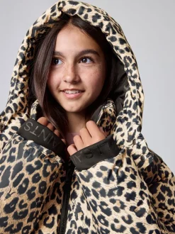 smALLSAINTS Leopard Underground Padded Coat