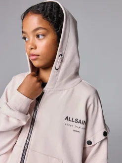 smALLSAINTS Light Pink Amphia Underground Zip Hoodie