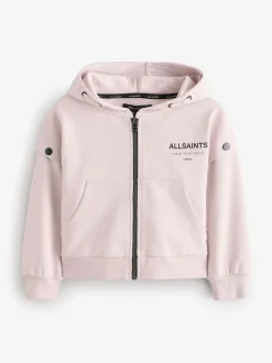 smALLSAINTS Light Pink Amphia Underground Zip Hoodie