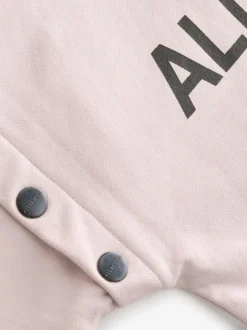 smALLSAINTS Light Pink Amphia Underground Zip Hoodie