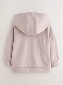 smALLSAINTS Light Pink Biggy Oversized Younger Girls Pullover Hoodie