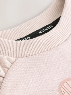 smALLSAINTS Light Pink Lover Sweatshirt and Wide Leg Joggers Younger Set
