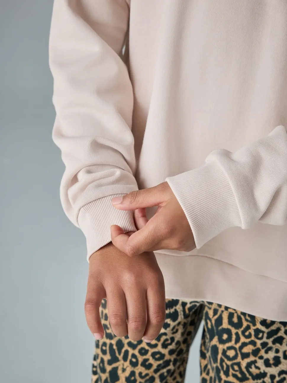 smALLSAINTS Light Pink Orlando Oversized Pullover Hoodie
