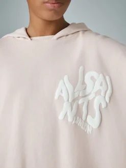 smALLSAINTS Light Pink Orlando Oversized Pullover Hoodie