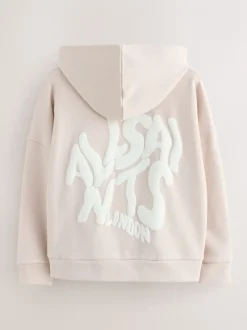 smALLSAINTS Light Pink Orlando Oversized Pullover Hoodie