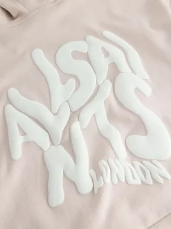 smALLSAINTS Light Pink Orlando Oversized Pullover Hoodie