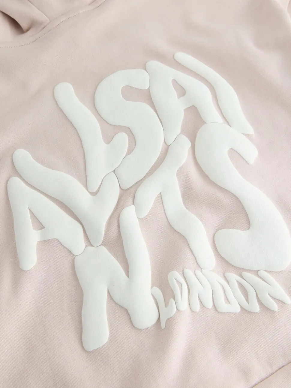 smALLSAINTS Light Pink Orlando Oversized Pullover Hoodie