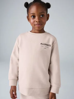 smALLSAINTS Light Pink Underground Oversized Younger Girls Sweatshirt and Joggers Set