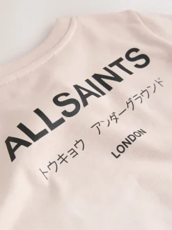 smALLSAINTS Light Pink Underground Oversized Younger Girls Sweatshirt and Joggers Set