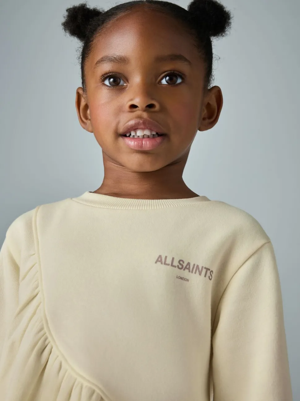 smALLSAINTS Light Yellow Ruched Top and Leggings Younger Girl Set