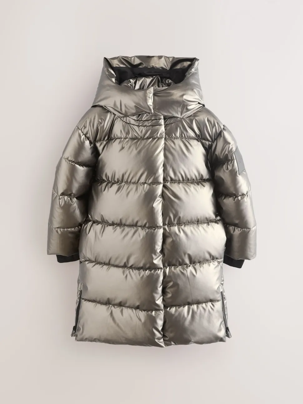 smALLSAINTS Metallic Longline Padded Girls Coat