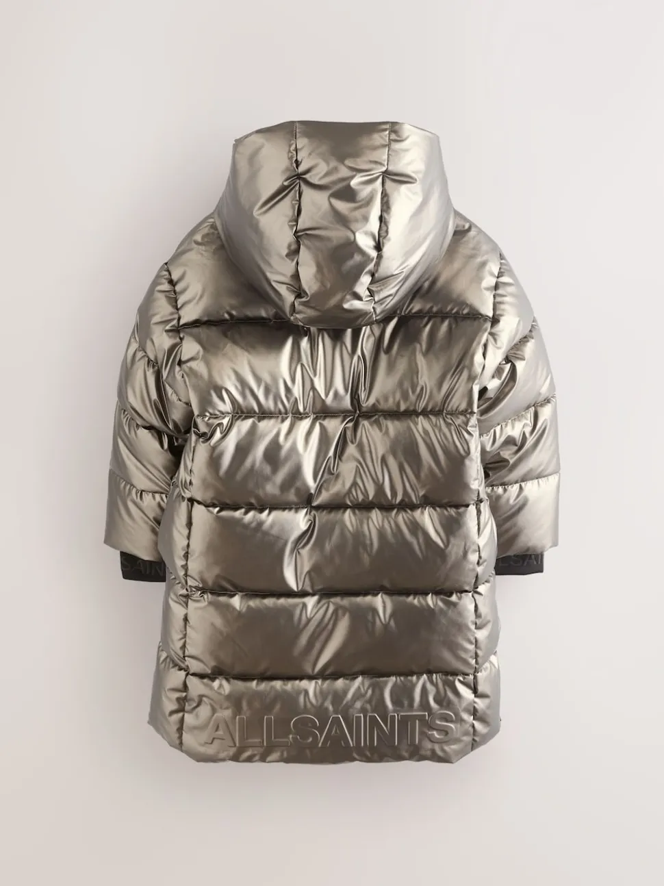 smALLSAINTS Metallic Longline Padded Girls Coat