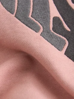 smALLSAINTS Mid Pink Lover Hoodie and Sweat Shorts Set