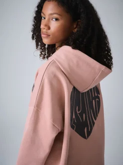 smALLSAINTS Mid Pink Lover Hoodie and Sweat Shorts Set