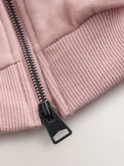 smALLSAINTS Mid Pink Oversized Dana Zip Hoodie