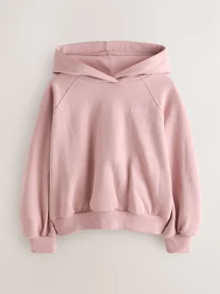 smALLSAINTS Mid Pink Oversized Dana Zip Hoodie
