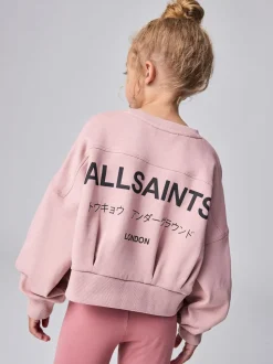 smALLSAINTS Mid Pink Underground Cropped Sweatshirt and Legging Set