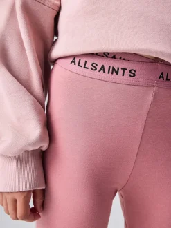 smALLSAINTS Mid Pink Underground Cropped Sweatshirt and Legging Set