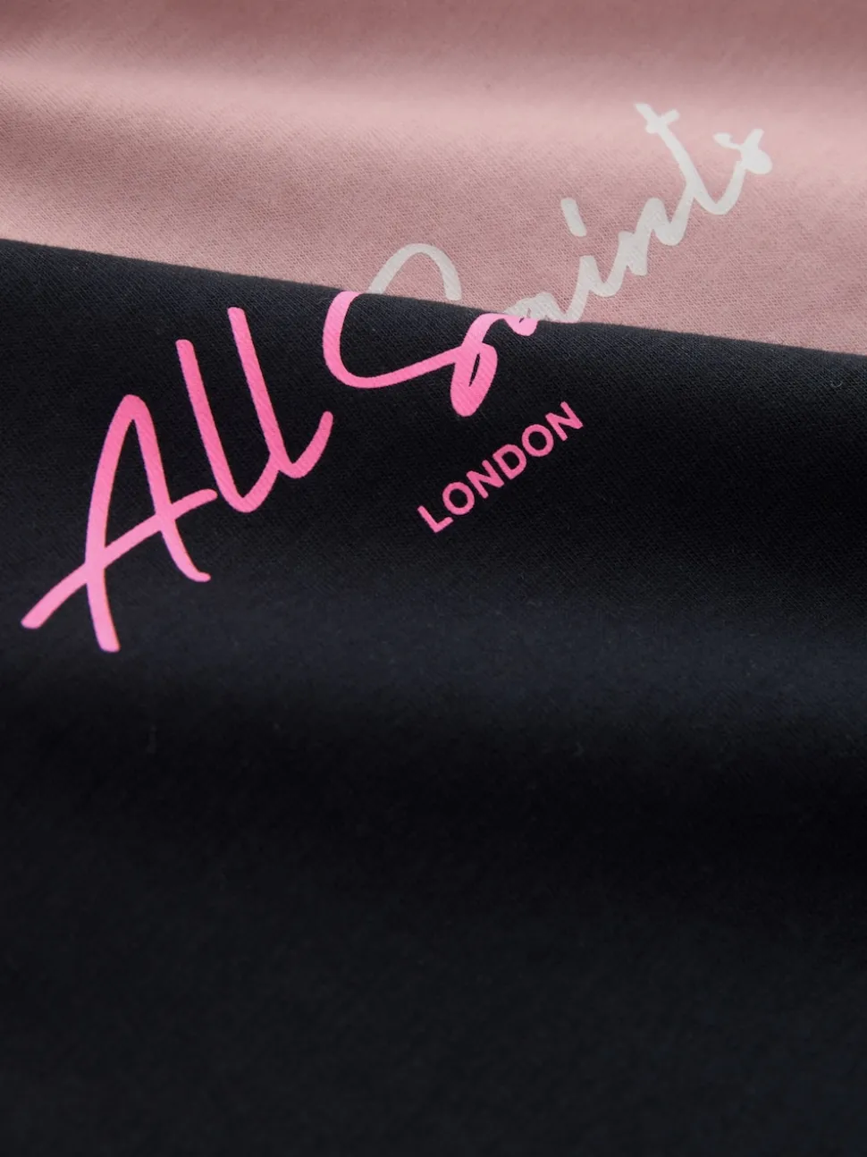 smALLSAINTS Pink/Black Script Logo Crew Neck Relaxed T-Shirts 3 Pack