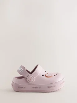smALLSAINTS Pink Clog Sandals