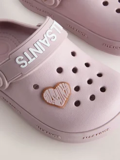 smALLSAINTS Pink Clog Sandals