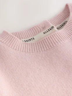 smALLSAINTS Pink Knitted Top and Joggers Baby Girls Set
