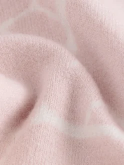 smALLSAINTS Pink Knitted Top and Joggers Baby Girls Set